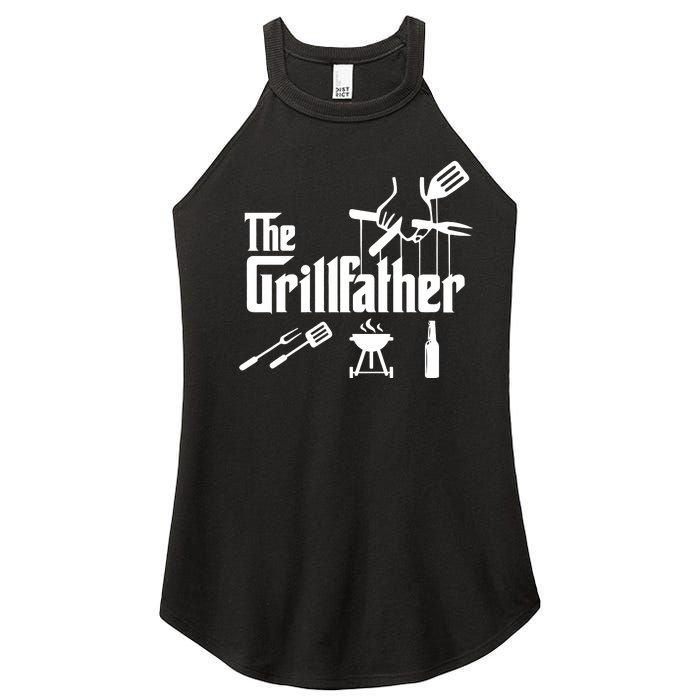 The Grillfather The Grilling Dad Women’s Perfect Tri Rocker Tank