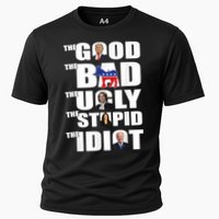 The Good The Bad The Ugly The Stupid The Idiot Politics Cooling Performance Crew T-Shirt