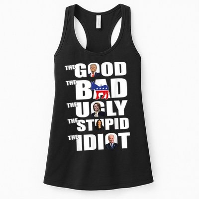 The Good The Bad The Ugly The Stupid The Idiot Politics Womens Tank Top
