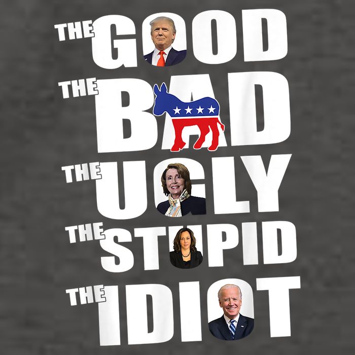 The Good The Bad The Ugly The Stupid The Idiot Politics Vector Backpack