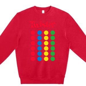 Twister Game Premium Crewneck Sweatshirt