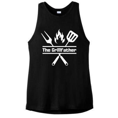 The Grillfather Ladies PosiCharge Tri-Blend Wicking Tank