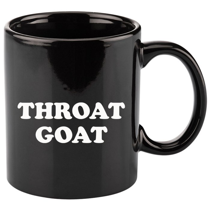 Throat Goat 11oz C Handle Ceramic Mug