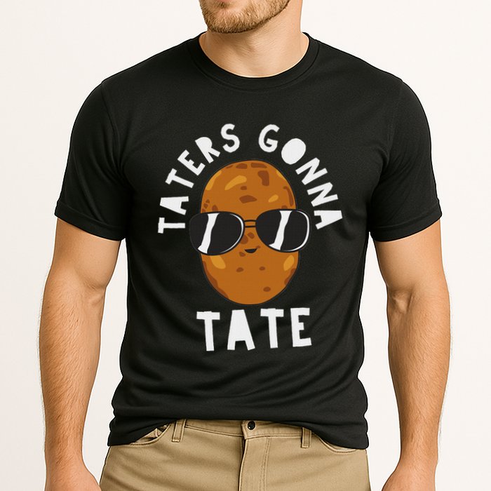 Taters Gonna Tate Funny Potato Tater Tot Foodie Cooling Performance Crew T-Shirt
