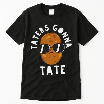 Taters Gonna Tate Funny Potato Tater Tot Foodie Tall T-Shirt