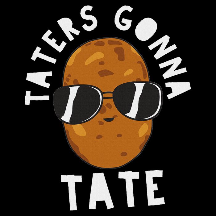 Taters Gonna Tate Funny Potato Tater Tot Foodie Sustainable Bucket Hat
