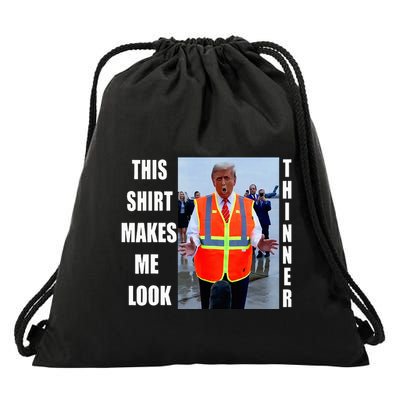 Trump Garbage This Makes Me Look Thinner Drawstring Bag