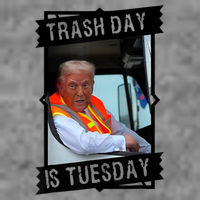 Trump Garbage Truck Trash Day Is Tuesday Toddler Hoodie