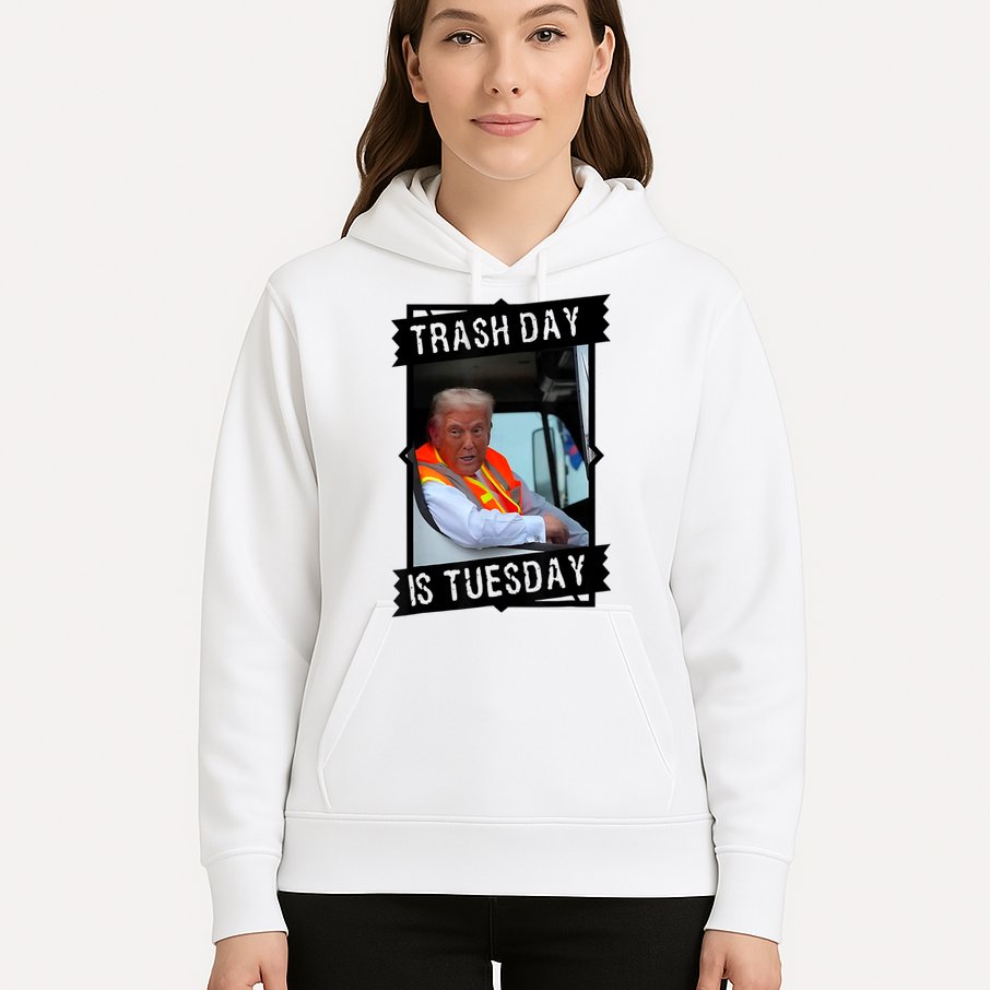 Trump Garbage Truck Trash Day Is Tuesday Hoodie