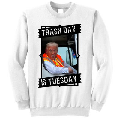 Trump Garbage Truck Trash Day Is Tuesday Sweatshirt
