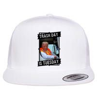 Trump Garbage Truck Trash Day Is Tuesday Flatbill Hat