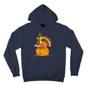 Thankful Gamer Turkey Funny Gaming Thanksgiving Boys Tall Hoodie