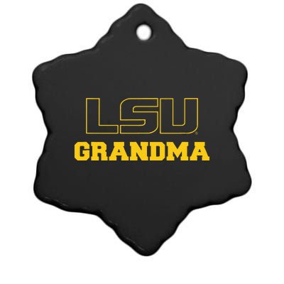 Tigers Grandma Ceramic Star Ornament