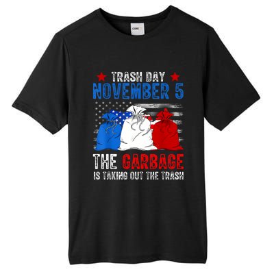 Trump Garbage Trash Day November 5 Garbage Taking Out Trash Tall Fusion ChromaSoft Performance T-Shirt