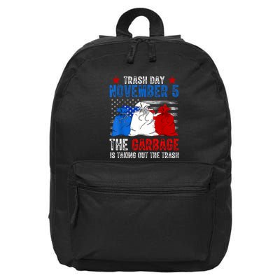 Trump Garbage Trash Day November 5 Garbage Taking Out Trash 16 in Basic Backpack