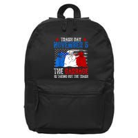 Trump Garbage Trash Day November 5 Garbage Taking Out Trash 16 in Basic Backpack
