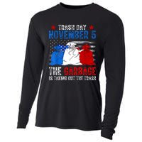 Trump Garbage Trash Day November 5 Garbage Taking Out Trash Cooling Performance Long Sleeve Crew