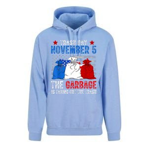 Trump Garbage Trash Day November 5 Garbage Taking Out Trash Unisex Surf Hoodie