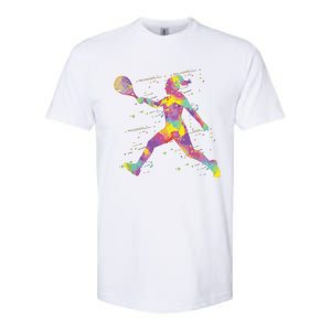 Tennis Girl Softstyle CVC T-Shirt