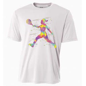 Tennis Girl Cooling Performance Crew T-Shirt