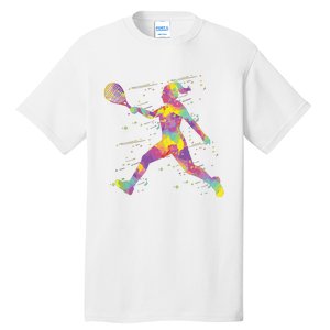 Tennis Girl Tall T-Shirt