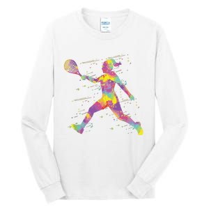 Tennis Girl Tall Long Sleeve T-Shirt