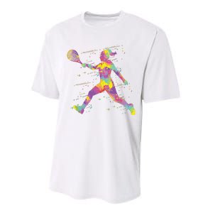 Tennis Girl Performance Sprint T-Shirt