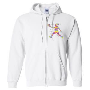 Tennis Girl Full Zip Hoodie