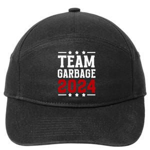 Team Garbage Trump 2024 Vote Trump Team Garbage 2024 7-Panel Snapback Hat