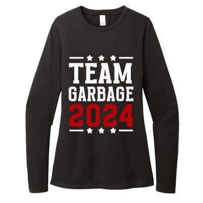 Team Garbage Trump 2024 Vote Trump Team Garbage 2024 Womens CVC Long Sleeve Shirt