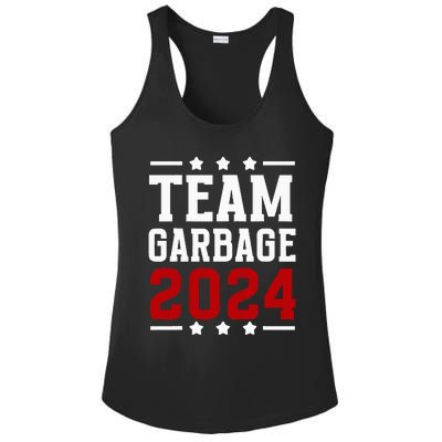 Team Garbage Trump 2024 Vote Trump Team Garbage 2024 Ladies PosiCharge Competitor Racerback Tank