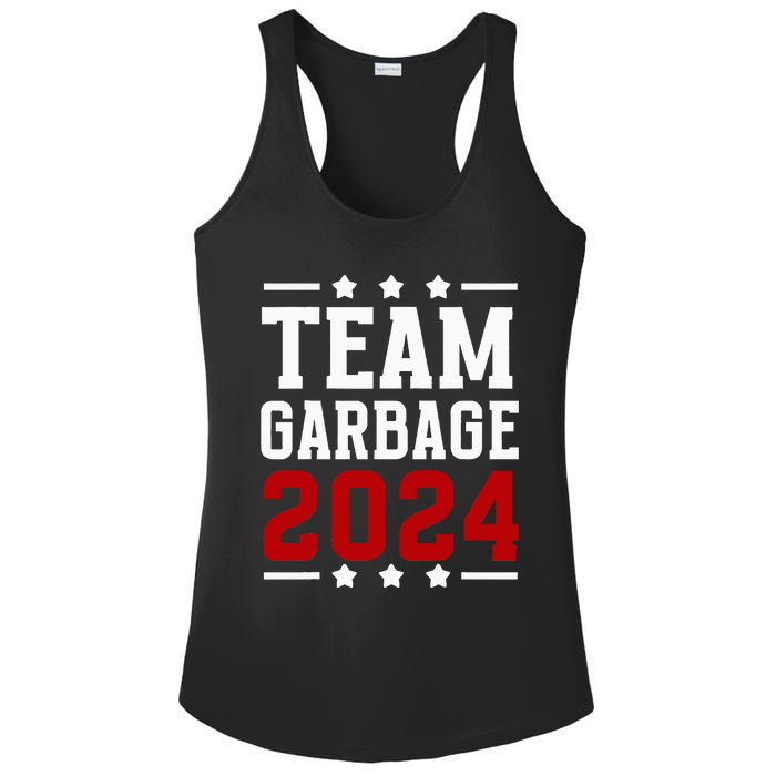 Team Garbage Trump 2024 Vote Trump Team Garbage 2024 Ladies PosiCharge Competitor Racerback Tank