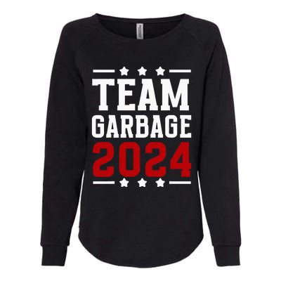 Team Garbage Trump 2024 Vote Trump Team Garbage 2024 Womens California Wash Sweatshirt