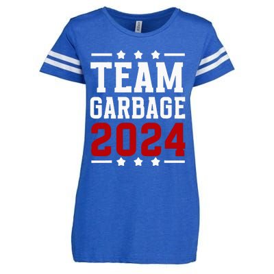 Team Garbage Trump 2024 Vote Trump Team Garbage 2024 Enza Ladies Jersey Football T-Shirt