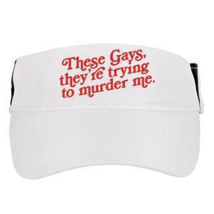 These Gays They're Trying To Murder Me The White Lotus Adult Drive Performance Visor