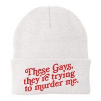 These Gays They're Trying To Murder Me The White Lotus Knit Cap Winter Beanie