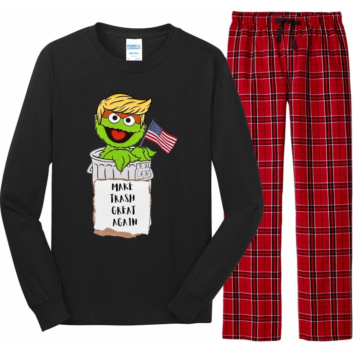 Trump Garbage Long Sleeve Pajama Set