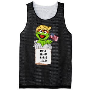 Trump Garbage Mesh Reversible Basketball Jersey Tank