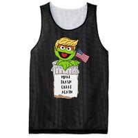 Trump Garbage Mesh Reversible Basketball Jersey Tank