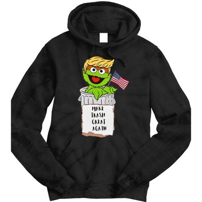 Trump Garbage Tie Dye Hoodie