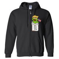 Trump Garbage Full Zip Hoodie