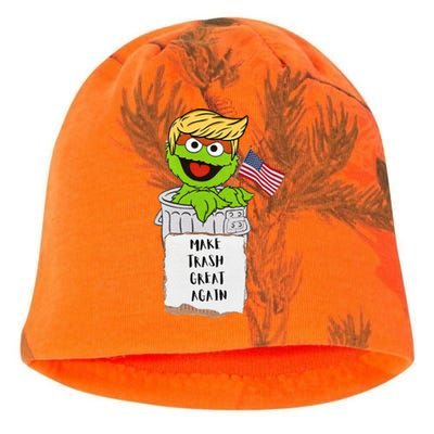 Trump Garbage Kati - Camo Knit Beanie