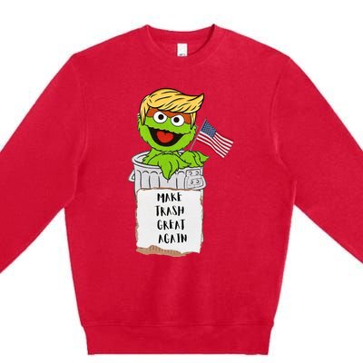 Trump Garbage Premium Crewneck Sweatshirt