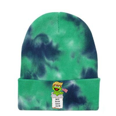 Trump Garbage Tie Dye 12in Knit Beanie