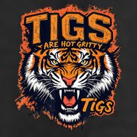 Tigers Gritty Tigs Gritty Tigers 7 Panel Mesh Trucker Snapback Hat