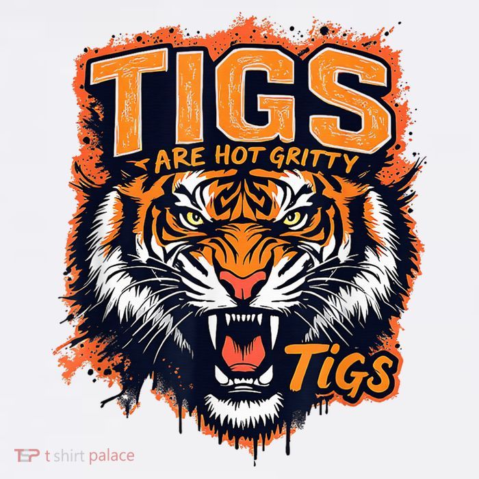 Tigers Gritty Tigs Gritty Tigers Tall T-Shirt