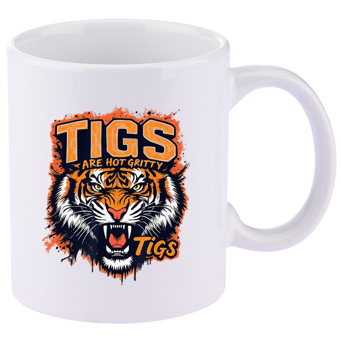 Tigers Gritty Tigs Gritty Tigers 11oz C Handle Ceramic Mug
