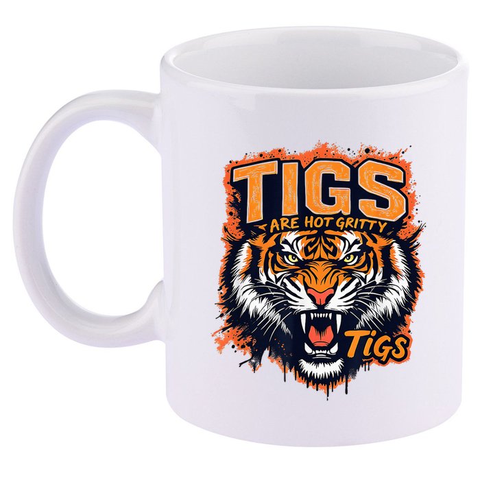 Tigers Gritty Tigs Gritty Tigers 11oz C Handle Ceramic Mug