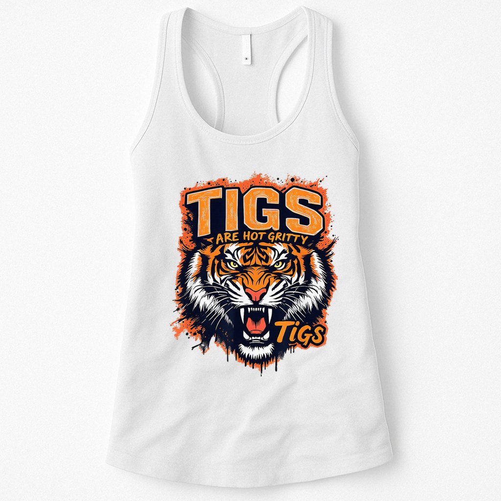 Tigers Gritty Tigs Gritty Tigers Womens Tank Top