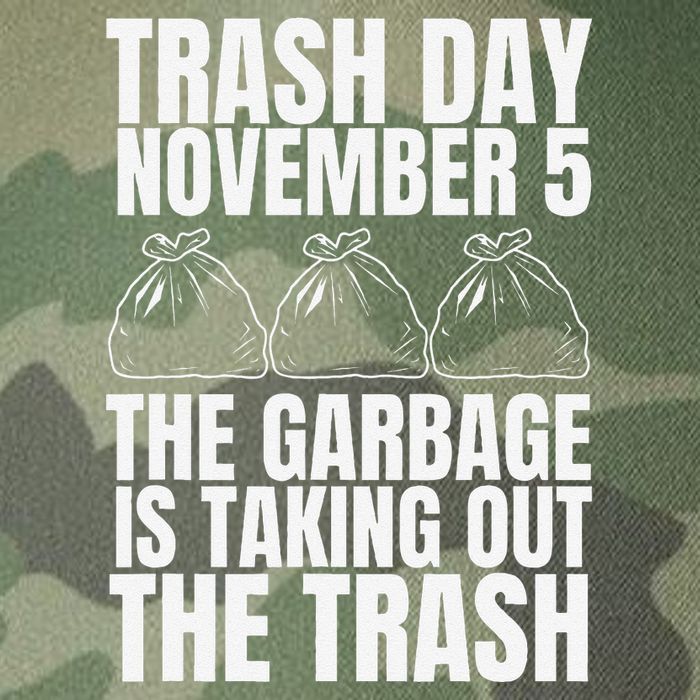 Trump Garbage Trash Day November 5 Garbage Taking Out Trash Legacy Tie Dye Trucker Hat